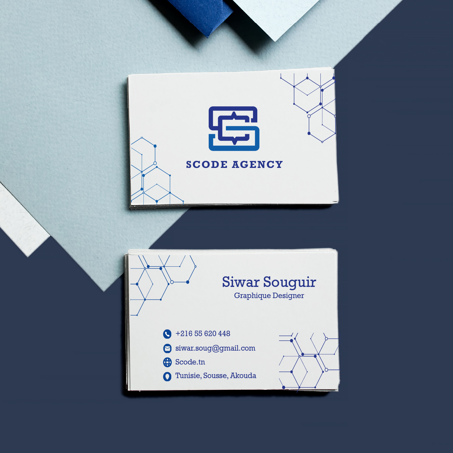  SCODE AGENCY Carte Visite